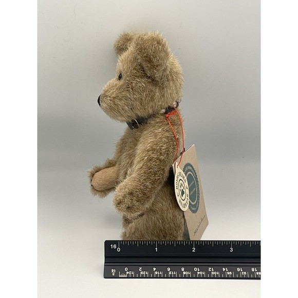 Vtg 1995 Boyds Bears Humboldt Collection Studded Leather Collar Jointed Plush - Picture 3 of 9